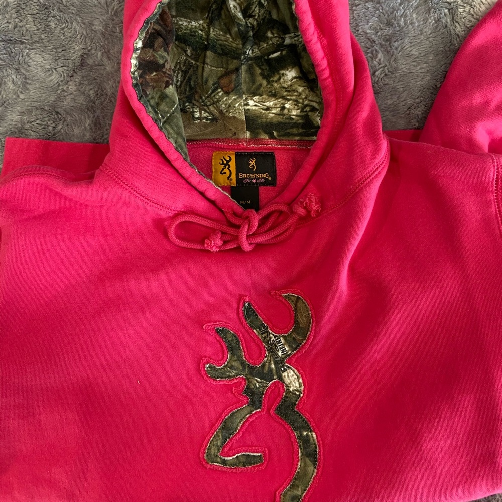 🦌🤎 Browning Pink/Camo Sweatshirt 🤎
